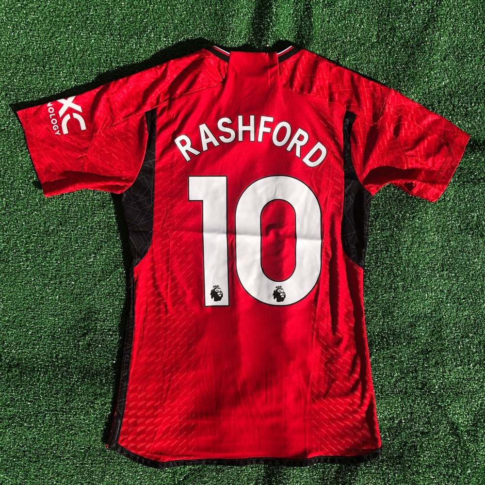 Men’s Manchester United Home Jersey 2023/24 #10 Rashford
